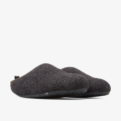 Camper Wabi Mens Slippers US-12768 Dark Grey Sale Clearance USA